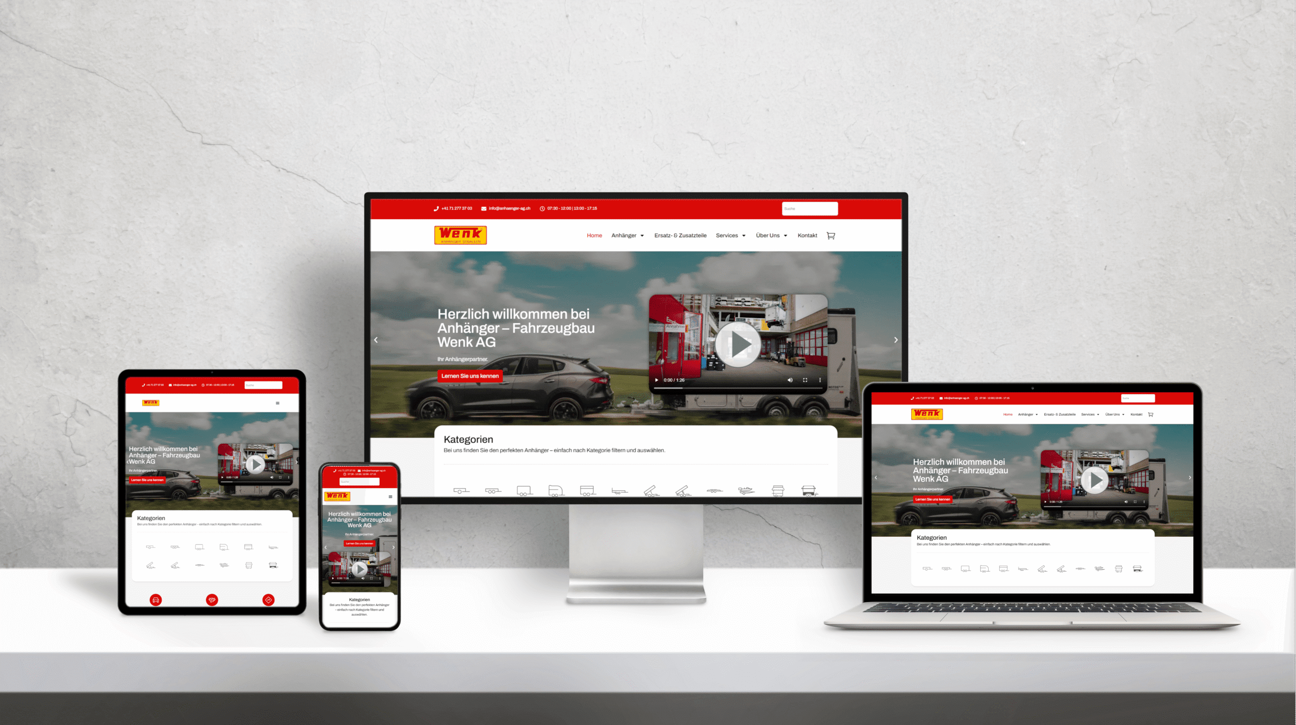 Mehr über den Artikel erfahren Unser bisher grösstes Projekt: Der neue Webauftritt für die Wenk AG